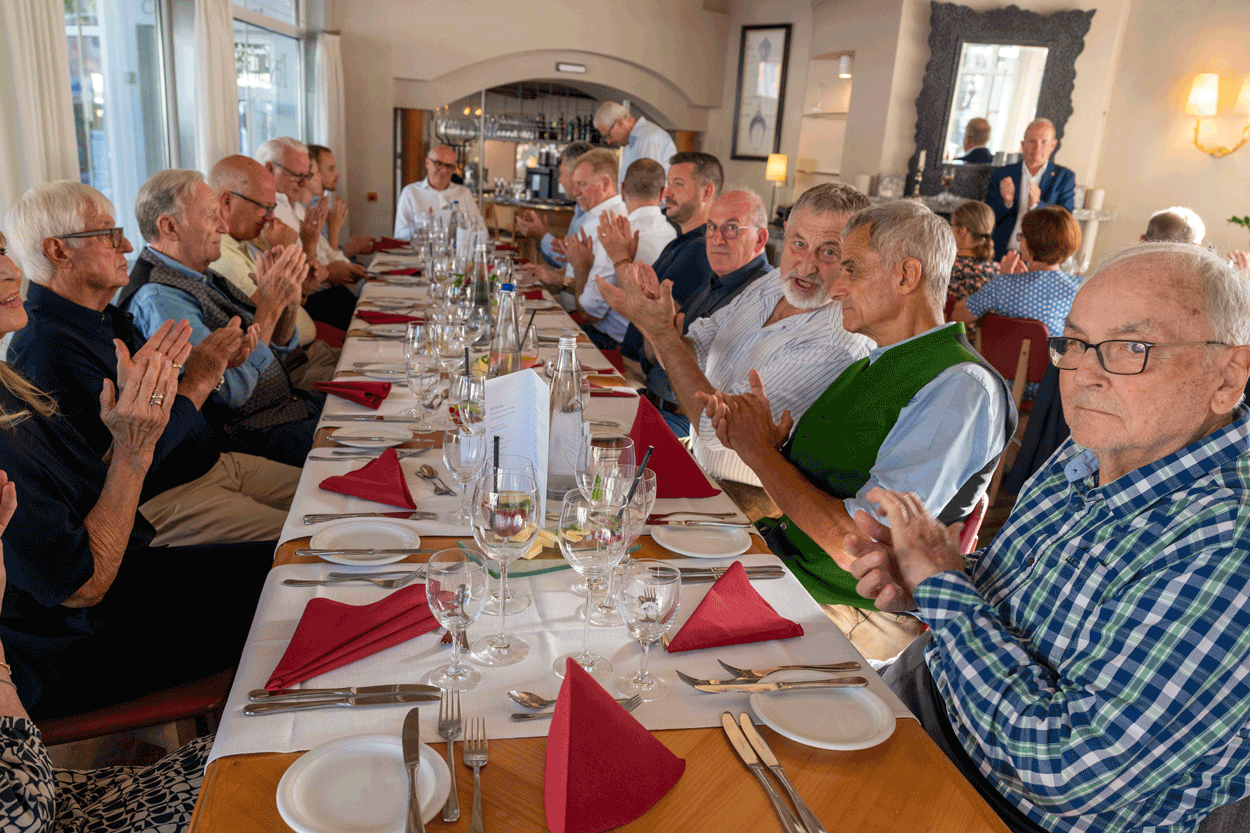 Lions Mitglieder im Gasthaus Adlwärth, Garmisch